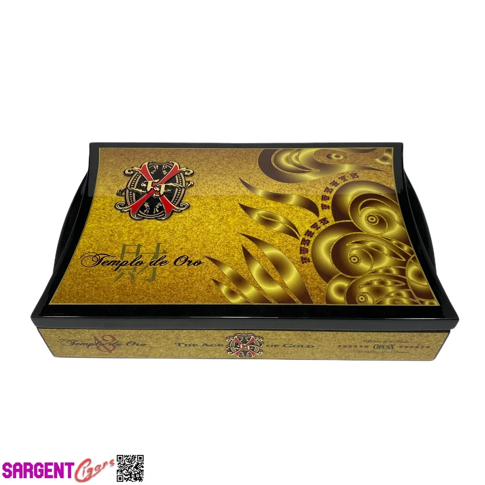 Arturo Fuente Opus X Templo de Oro Age of Gold Empty Wooden Cigar Box